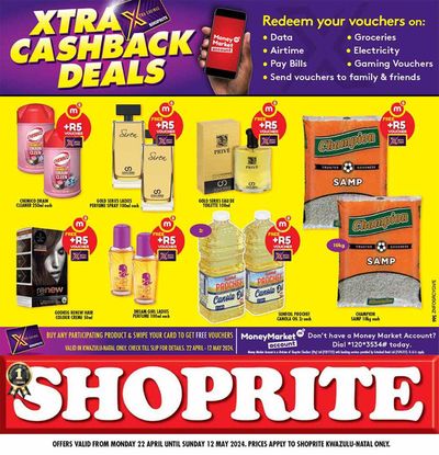 Shoprite catalogue in Pinetown | Shoprite weekly specials | 2024/05/02 - 2024/05/12