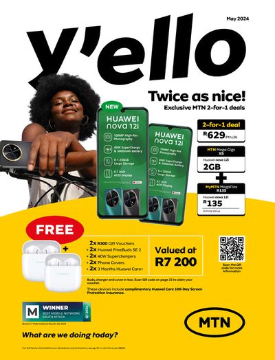 Electronics & Home Appliances offers in Daveyton | MTN Catalog in MTN | 2024/05/02 - 2024/05/31