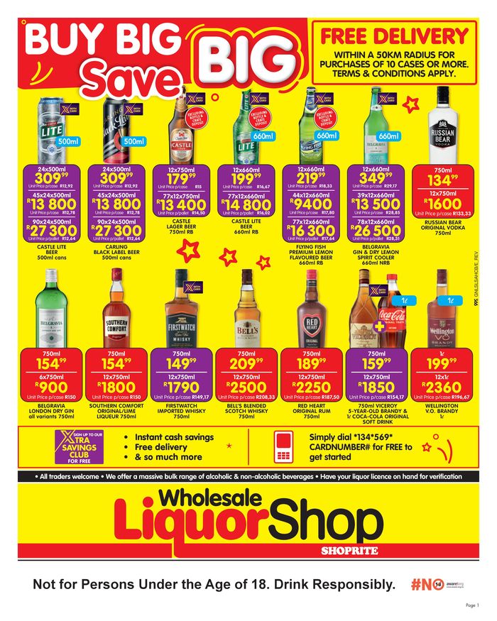 Shoprite LiquorShop catalogue in East London | Shoprite LiquorShop weekly specials | 2024/05/07 - 2024/05/19