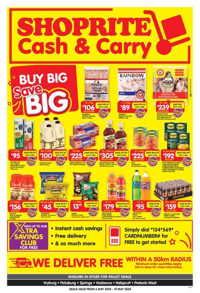 Shoprite catalogue in Groblersdal | Shoprite weekly specials | 2024/05/07 - 2024/05/19