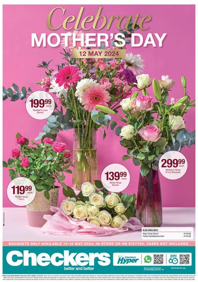 Checkers Hyper catalogue in Rustenburg | Checkers Mother's Day Promotion until 12 May | 2024/05/07 - 2024/05/12