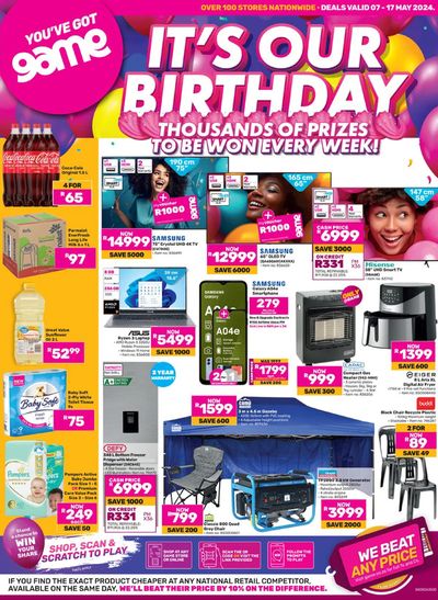 Electronics & Home Appliances offers in Marble Hall | Leaflets Game in Game | 2024/05/07 - 2024/05/17