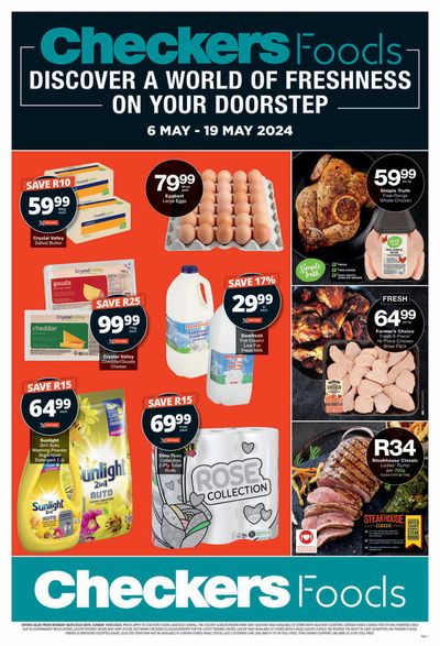 Checkers catalogue in Johannesburg | Checkers weekly specials | 2024/05/07 - 2024/05/19