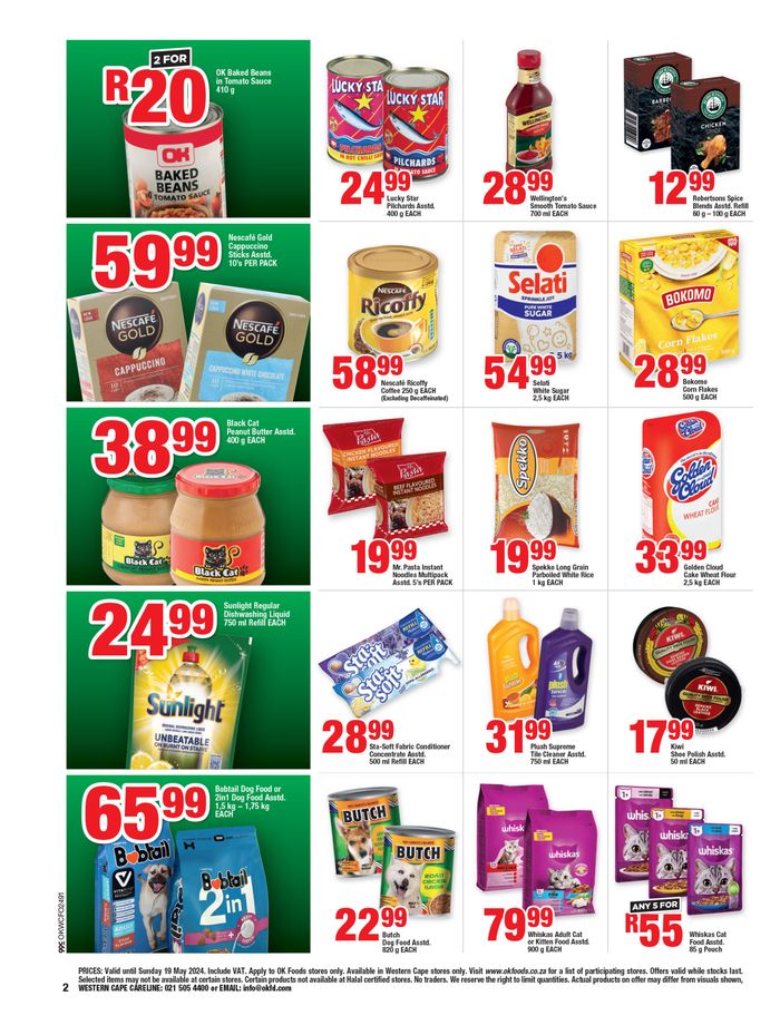 OK Foods catalogue in Beaufort West | OK Foods weekly specials 8 - 19 May | 2024/05/08 - 2024/05/19
