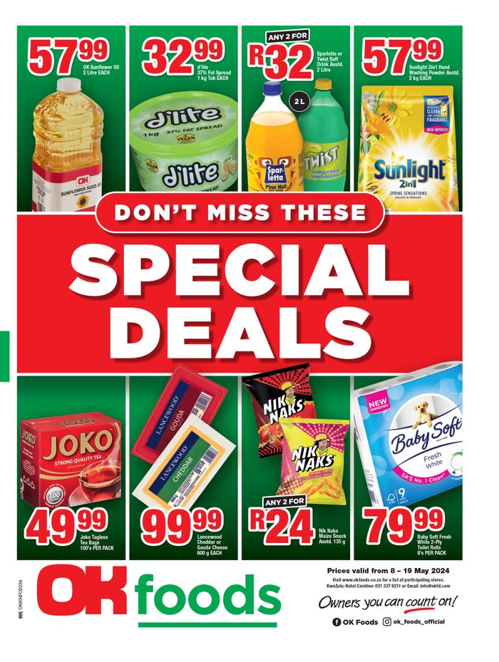 OK Foods catalogue in Dundee | OK Foods weekly specials | 2024/05/08 - 2024/05/19