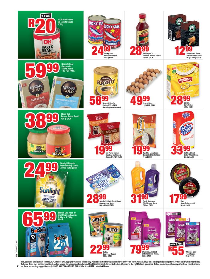 OK Foods catalogue in Middelburg (Mpumalanga) | OK Foods weekly specials | 2024/05/08 - 2024/05/19