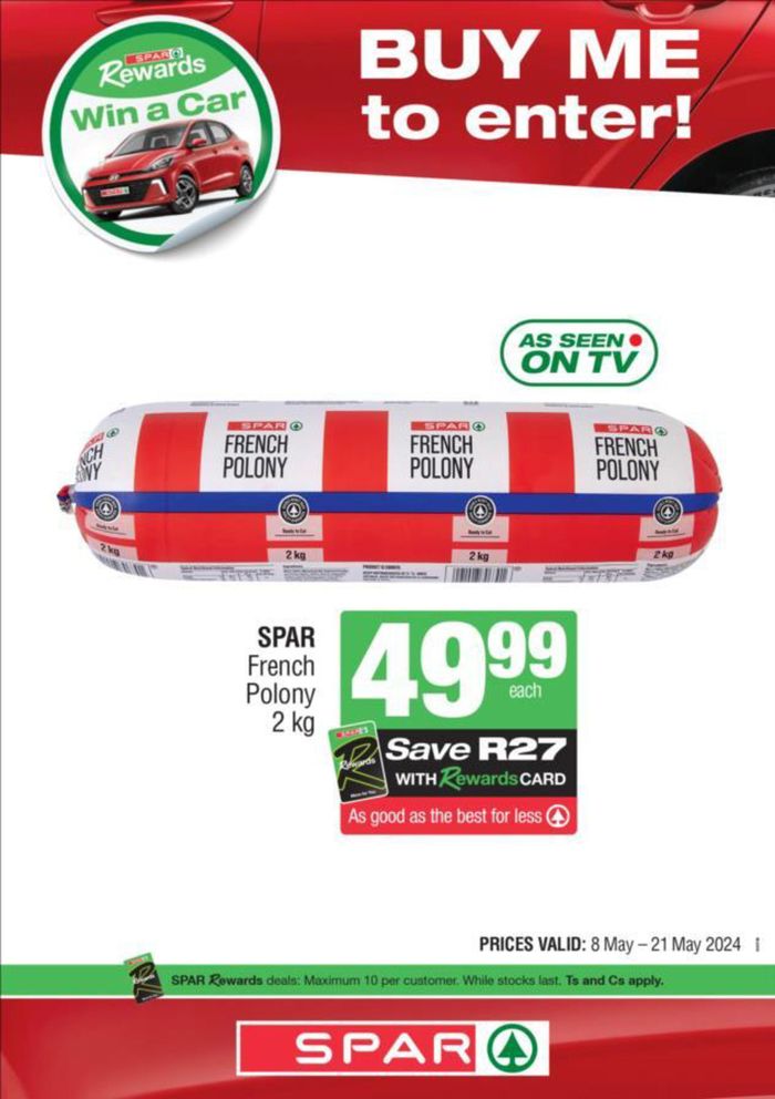 Spar catalogue in Belfast | National Specials 08 - 21 May | 2024/05/08 - 2024/05/21