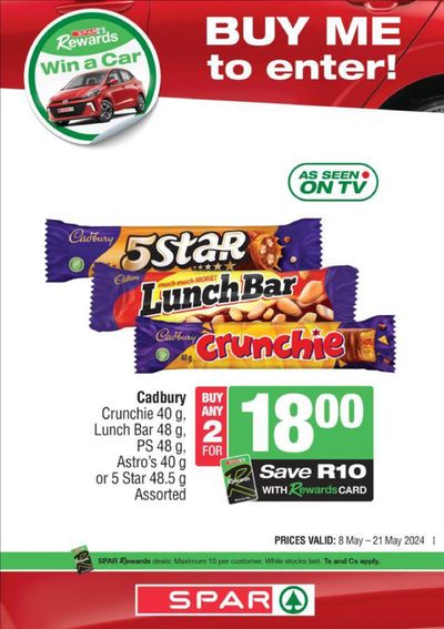 Spar catalogue in Margate | National Specials 08 - 21 May | 2024/05/08 - 2024/05/21