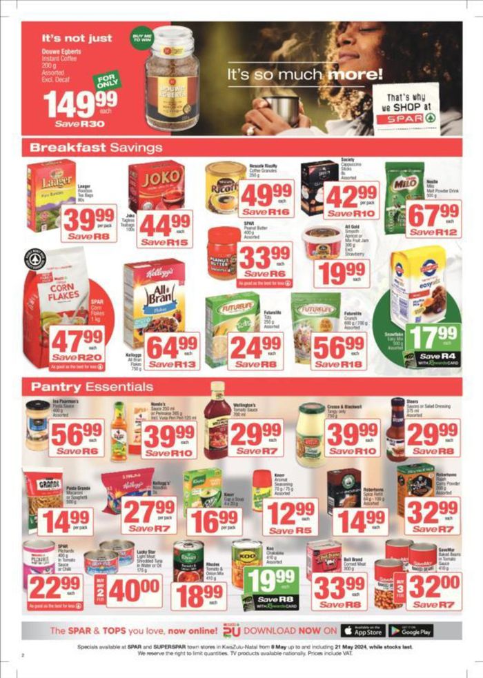Spar catalogue in Durban | Store Specials 08 - 21 May | 2024/05/08 - 2024/05/21