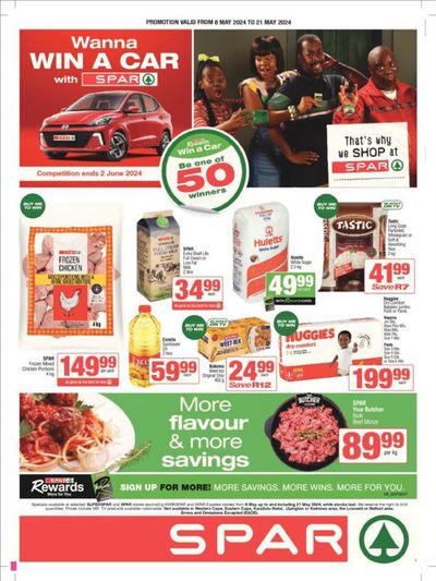 Groceries offers in Ga-Kgapane | Store Specials 08 - 21 May in Spar | 2024/05/08 - 2024/05/21