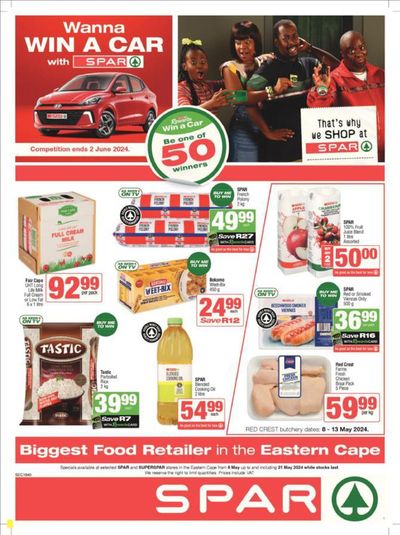 Spar catalogue in East London | Store Specials 08 - 21 May | 2024/05/08 - 2024/05/21