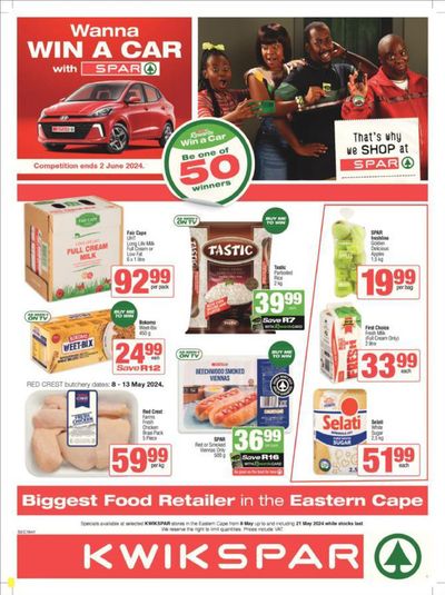 Spar catalogue in Wilderness | Store Specials 08 - 21 May | 2024/05/08 - 2024/05/21