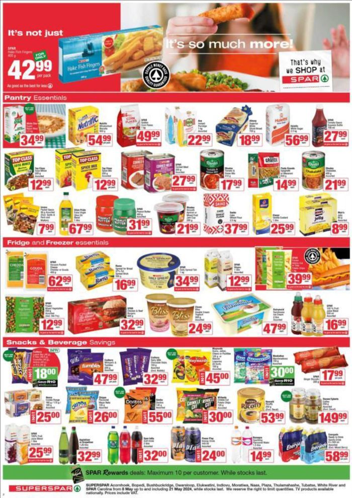SuperSpar catalogue in Burgersfort | Store Specials 08 - 21 May | 2024/05/08 - 2024/05/21