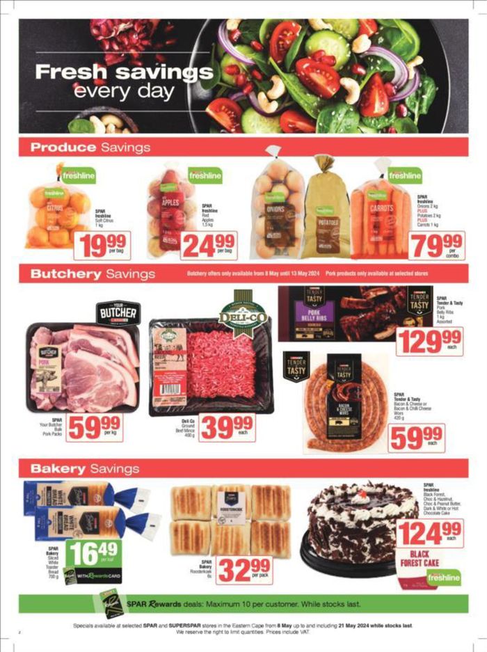 SuperSpar catalogue in East London | Store Specials 08 - 21 May | 2024/05/08 - 2024/05/21