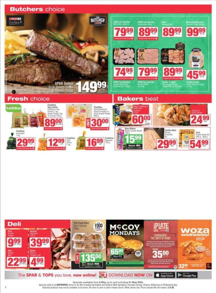 SuperSpar catalogue in Cape Town | Store Specials 08 - 21 May | 2024/05/08 - 2024/05/21