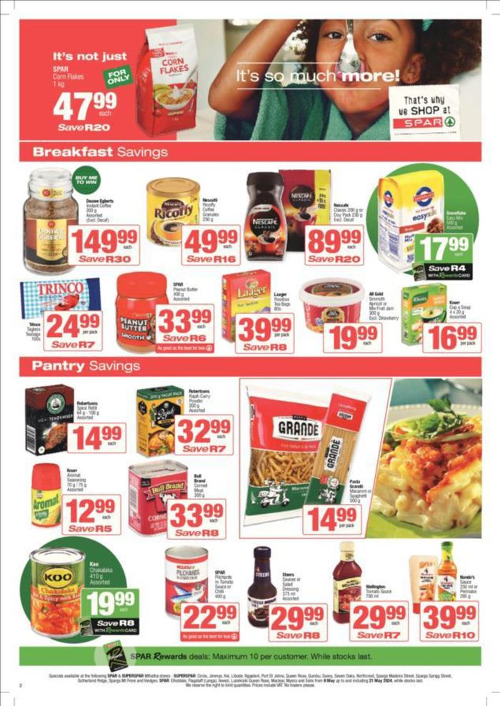 SuperSpar catalogue in Flagstaff | Store Specials 08 - 21 May | 2024/05/08 - 2024/05/21