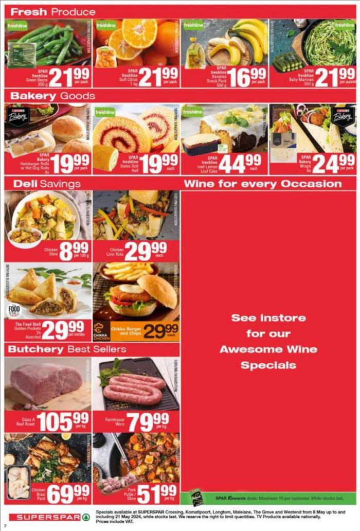 SuperSpar catalogue in Lydenburg | Store Specials 08 - 21 May | 2024/05/08 - 2024/05/21