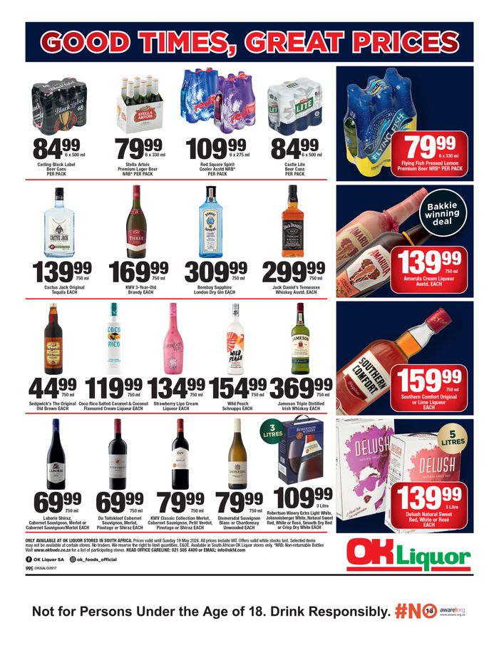 OK Liquor catalogue in Cape Town | OK Liquor weekly specials | 2024/05/09 - 2024/05/19