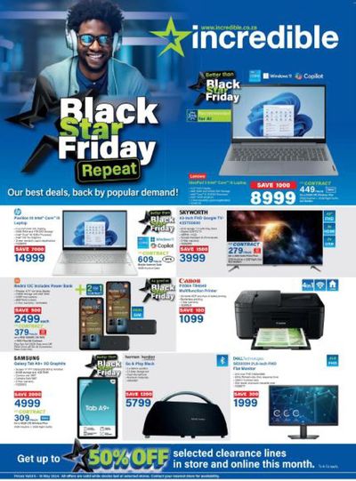 Electronics & Home Appliances offers in Roodepoort | sale in Incredible Connection | 2024/05/08 - 2024/05/19