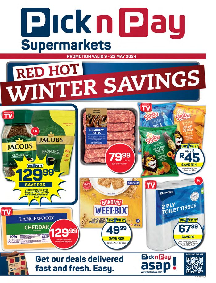 Pick n Pay catalogue in Rustenburg | Pick n Pay weekly specials 09 - 22 May | 2024/05/09 - 2024/05/22