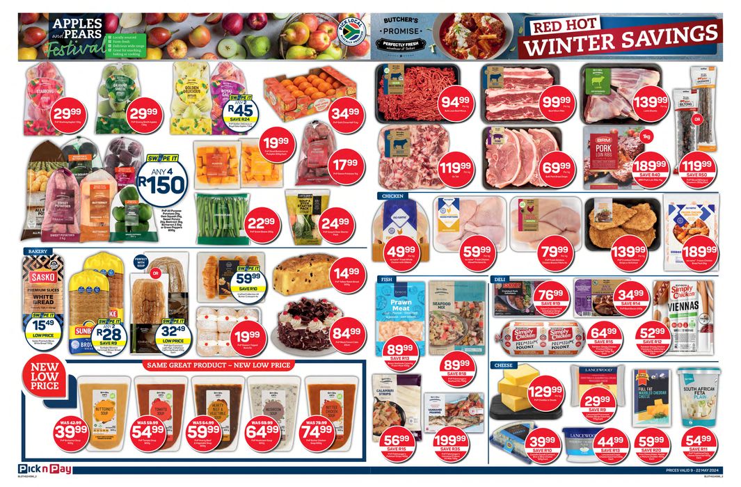 Pick n Pay catalogue in Bloemfontein | Pick n Pay weekly specials 09 - 22 May | 2024/05/09 - 2024/05/22