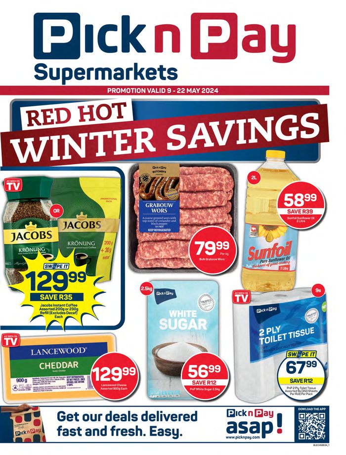 Pick n Pay catalogue in Ibhayi | Pick n Pay weekly specials | 2024/05/09 - 2024/05/22