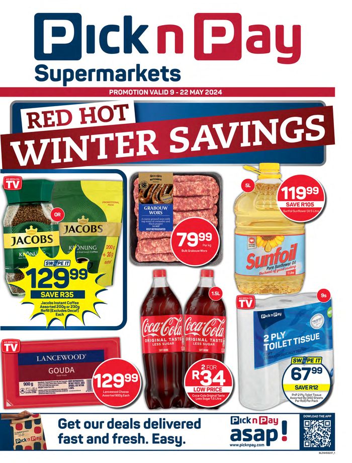 Pick n Pay catalogue in Harrismith | Pick n Pay weekly specials | 2024/05/09 - 2024/05/22