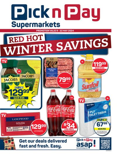 Groceries offers in Kingsburgh | Pick n Pay weekly specials in Pick n Pay | 2024/05/09 - 2024/05/22