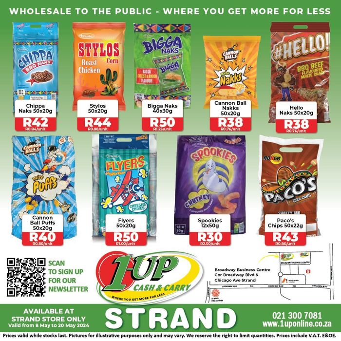 1UP catalogue in Paarl | 1UP weekly specials | 2024/05/09 - 2024/05/20