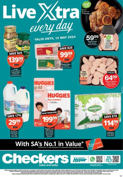Checkers catalogue in Edenvale | Checkers Xtra Savings 9 May - 12 May | 2024/05/10 - 2024/05/12