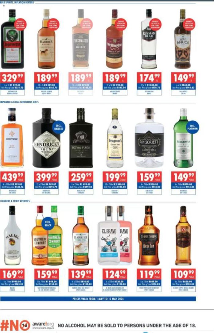 Ultra Liquors catalogue in Welkom | sale | 2024/05/10 - 2024/05/15
