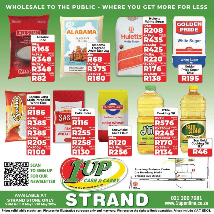 1UP catalogue in Paarl | 1UP weekly specials | 2024/05/13 - 2024/05/13