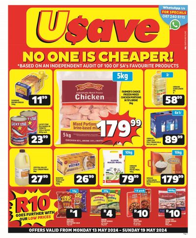 Usave catalogue | Usave Mid Month Leaflet Gauteng 13 - 19 May 2024 | 2024/05/13 - 2024/05/19