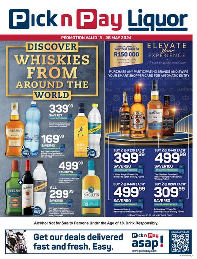 Groceries offers in Ba-Phalaborwa | Pick n Pay Liquor weekly specials in Pick n Pay Liquor | 2024/05/13 - 2024/05/26