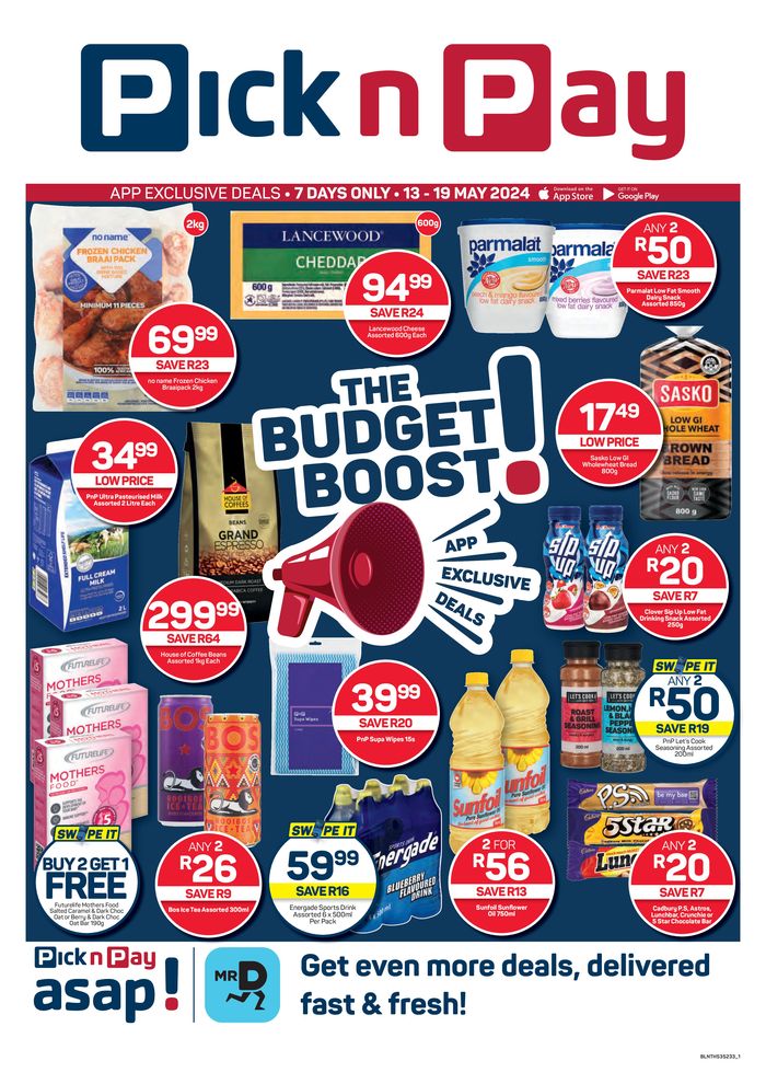 Pick n Pay catalogue in Roodepoort | Pick n Pay weekly specials | 2024/05/13 - 2024/05/19