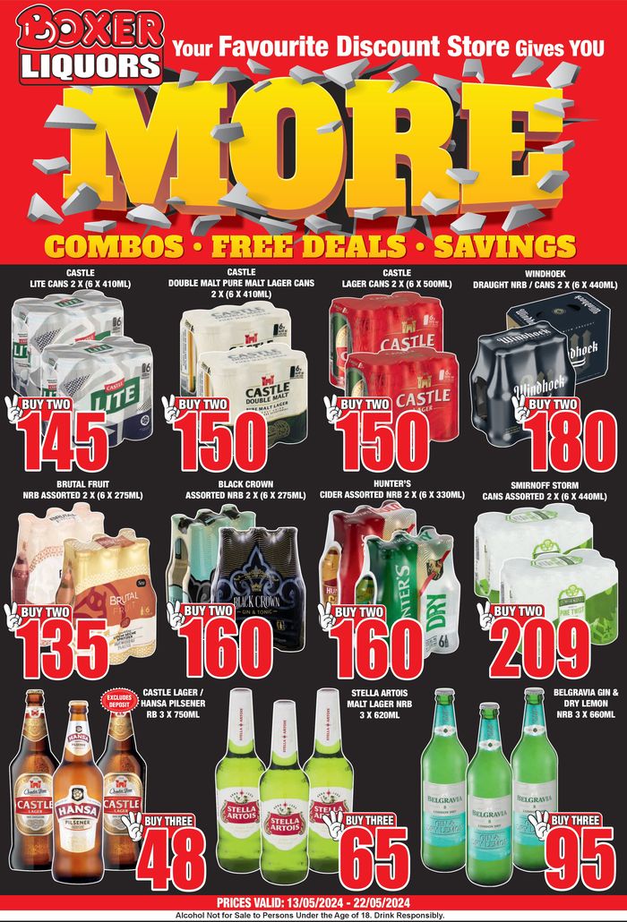 Boxer Liquors catalogue in Dwarsloop | FS May MM Liquor 13 - 22 May | 2024/05/13 - 2024/05/22