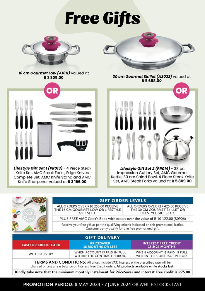 AMC Cookware catalogue in Mthatha | sale | 2024/05/13 - 2024/06/07
