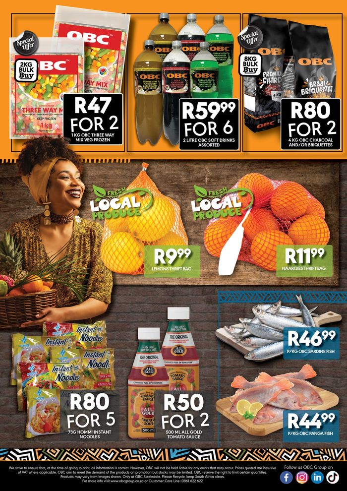 OBC Meat & Chicken catalogue in Middelburg (Mpumalanga) | OBC Meat & Chicken weekly specials | 2024/05/14 - 2024/05/20