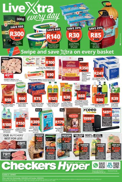 Checkers catalogue in Port Elizabeth | Checkers Baywest Hyper Xtra Savings  | 2024/05/15 - 2024/05/19