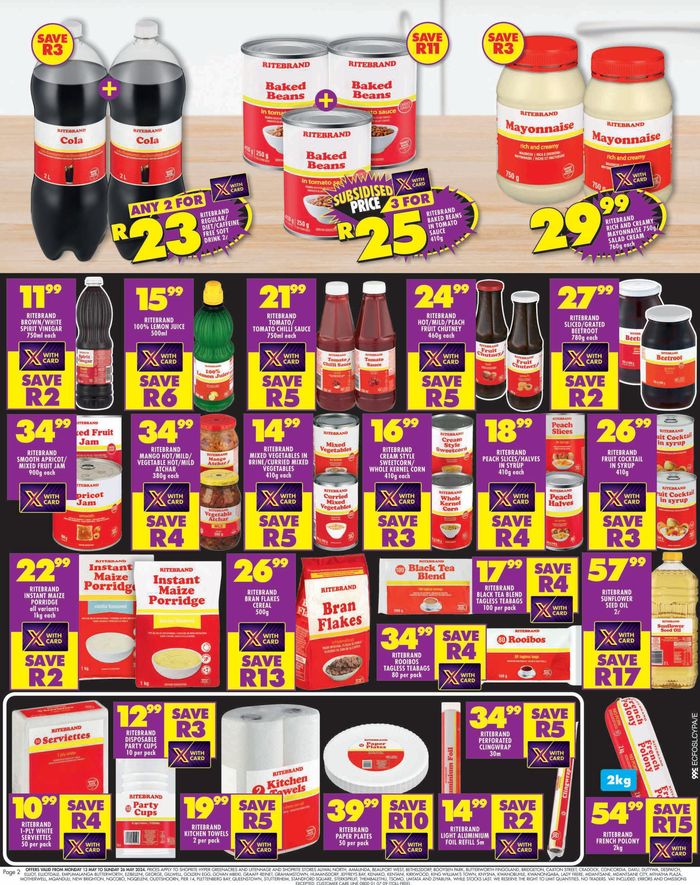 Shoprite catalogue in Uitenhage | Shoprite Low Price Savings Eastern Cape  | 2024/05/15 - 2024/05/26