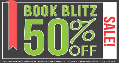 Books & Stationery offers | BOOK BLITZ 50% Off in Readers Warehouse | 2024/05/15 - 2024/05/29