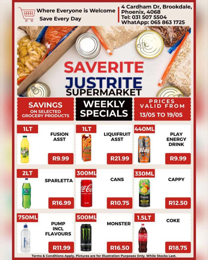 Saverite catalogue in Durban | Weekly Specials | 2024/05/16 - 2024/05/19