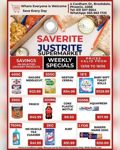 Groceries offers in Kakamas | Weekly Specials in Saverite | 2024/05/16 - 2024/05/19