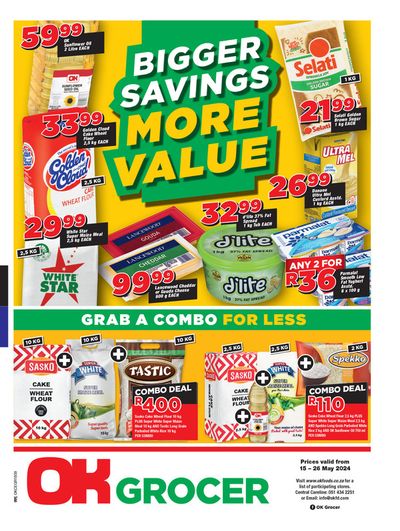 OK Grocer catalogue in Sannieshof | OK Grocer weekly specials | 2024/05/17 - 2024/05/26