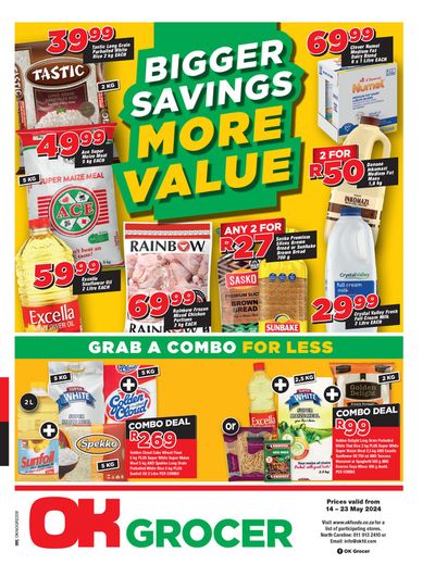 Groceries offers in Carolina | OK Grocer weekly specials in OK Grocer | 2024/05/17 - 2024/05/23