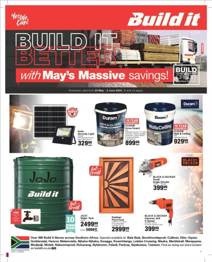 Build It catalogue in Groblersdal | Build It Specials | 2024/05/23 - 2024/06/03