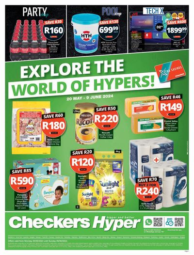 Checkers Hyper catalogue in Secunda | Checkers Hyper weekly specials | 2024/05/20 - 2024/06/09