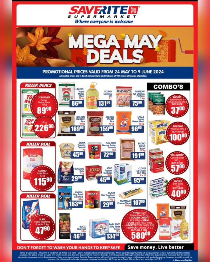 Saverite catalogue in Durban | Mega May Deals | 2024/05/24 - 2024/06/09
