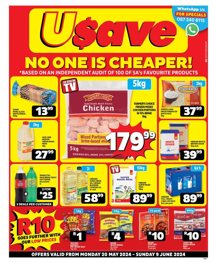 Usave catalogue in St Helena Bay | Usave weekly specials | 2024/05/21 - 2024/06/09