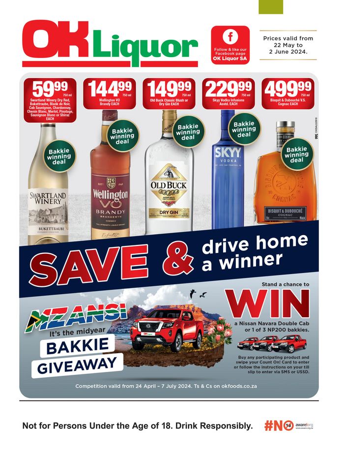 OK Liquor catalogue in Uitenhage | Save & drive home a winner. | 2024/05/22 - 2024/06/02